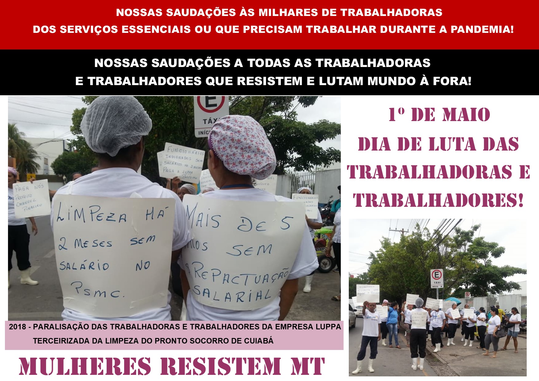 1° de Maio - Viva a luta das trabalhadoras e trabalhadores do mundo ...