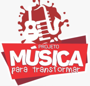 Logotipo do Projeto Música para Transformar. Fonte?