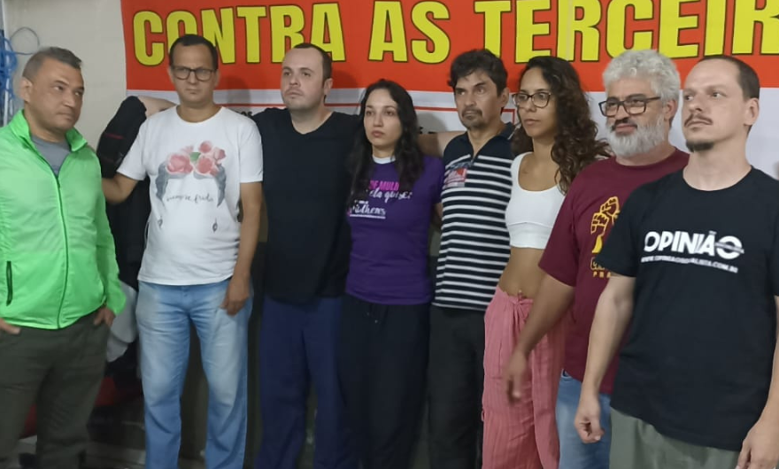 manifesto não às demissões arbitrárias no metrô de São Paulo