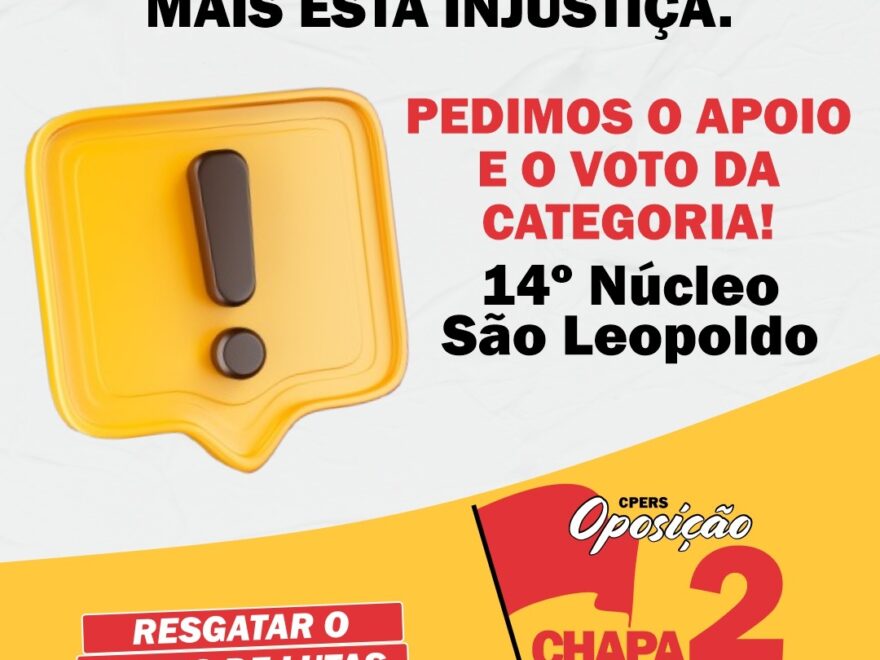 eleição CPERS são leopoldo